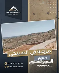  3 مزرعة في السلط الصبيحي مميزة مع سعر مميز مباشرة مع المالك