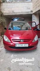  1 بيجو 307 للبيع اوبدل على سياره صغيره موديل 2005 6+1