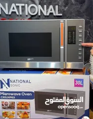  3 مايكرويف 25-30 لتر متوفر بحجمين   ماركة NATIONAL SONIC.