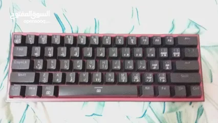  4 Keyboard من Redragon k617 اصلي مستعمل اسبوع