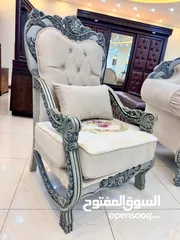  12 عروووووض طقم كنب مصري دمياطي 9مقاعد خشب زان تفصيل ومتوفر 14 مقعد