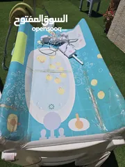  7 طقم بيبي كامل  تغيير للبيبي + كرسي بيبي هزاز + بانيو للبيبي+ سماعات للبيبي