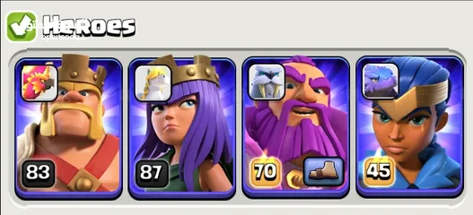  3 Clash of clans COC, Town Hall 16 almost maxed base for AED. 3000 in UAE.