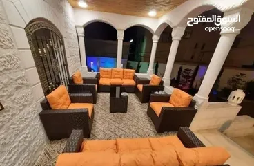  23 طقم رتان خماسي مع مرجيحة إيطالي. متوفر خدمة التوصيل لجميع المحافظات