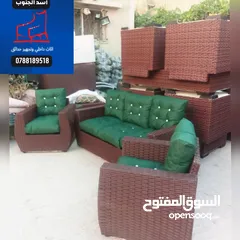  14 خمس مقاعد وطاوله وسط130دينار اربع مقاعد 100سبع مقاعد وطاولة وسط 180دينار وجميع الوان موجود وتر بروف
