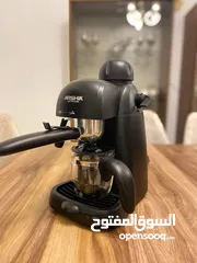  4 مكينة قهوة اكسبريس مع انبوب بخار للكريمة من شركة ارشيا Arshia الالمانية منتج اصلي بجودة ممتازة