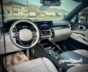  16 كايا سورينتو/2022 فل الفل  فتحة سقف بانوراما  4x4 ///240Hp بنزين + كهرباء  ( Haybrid) 1600cc