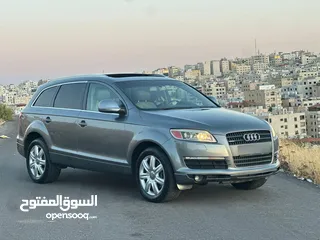  4 جيب اودي Q7 2007  كوارتر فل اوبشن كامل بانوراما اعلى صنف فحص كامل بحالة الوكالة