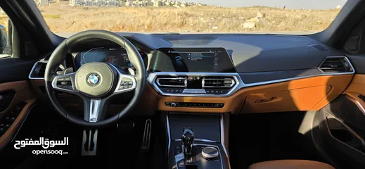  18 Bmw 330e 2021 Plug in hybrid M kit فل كامل فحص كامل