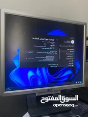  1 شاشة ايسر 75 هرتز 1280x1024 تصلح شاشة ثانوية للبي سي