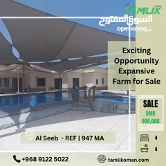  1 Exciting Opportunity: Expansive Farm for Sale in Al Seeb!  REF 947MA