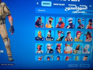  4 حساب فورتنايت نادر 220 سكن اساسي كامل معلوماته ضمان مدى الحياه (سيزون 2)