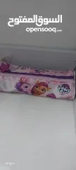  6 pink kids pony pencil case