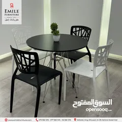  6 كرسي عظم ثقيل وعملي مناسب للمطاعم والكافيهات