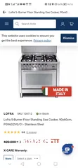  8 LOFRA  5 burnal electronic stove