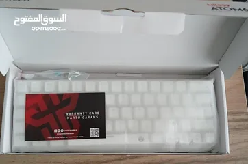  2 fantech atom 63 very clean and only been used for 2 weeks mechanical keyboard with blue switches