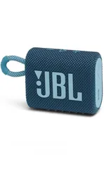  1 JBL GO 3 Portable Waterproof Bluetooth Speaker - Blue-Small