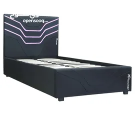  2 سرير لشخص واحد يضي مع الريموت كنترول Gaming bed for boys with mattress