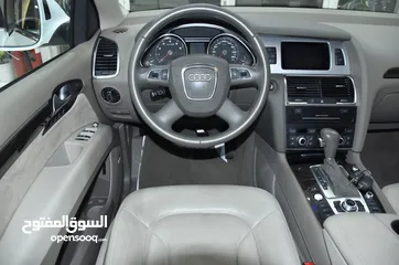  19 Audi Q7 S-Line 4.2L QUATTRO ( 2010 Model ) in White Color GCC Specs