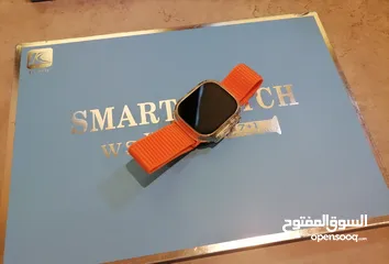  5 ساعة يد ذكية للبيع ULTRA WS-X9 مستعملة حالة ممتازة بالكرتون وكل الملحقات موجودة