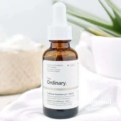  1 **محلول الكافيين 5% + EGCG من ماركة The Ordinary