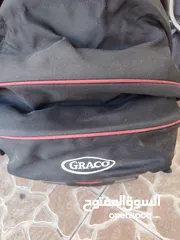  5 عربايه أطفال جرأكو 3 في 1 بحاله ممتازه مع كار سير للسياره نوع فخم