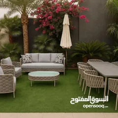  15 جلسات خارجية حديد والمنيوم فاخرة