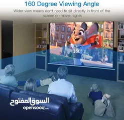  4 Motorized Projector Screen Wall Mount (240cmx240cm) with Remote شاشة بروجكتور مع ريموت