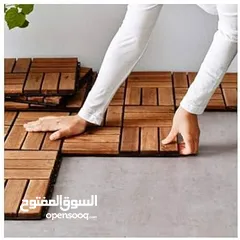  4 باركية من خشب التك الطبيعي صناعة فيتنام بسعر مغري