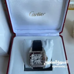  1 Carter Men's Santos 100 XL Diamond watch