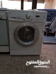  13 غسالات فل اتوماتيك 7ك بوش ألماني وAEGأمريكي وسامسونج وإل جي كوري لون أبيض عالفحص٫موجودات بالبقعة