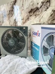  3 انتعاش الصيف صار أسهل مع مروحة ساميكس مقاس 12 إنش – 5 شفرات قوية لتبريد مثالي