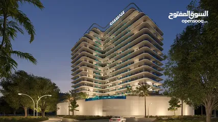  9 فرصة استثمارية رائعة:  شقة بمسبح خاص بالقرب من برج خليفه واهم معالم دبي بمقدم 20% واستلام خلال سنة