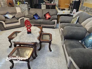  13 طقم كنبايات 8 مقاعد وطاولة و4طرابيزات