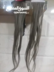  1 وصلات شعر طبيعي 100%مصبوغ