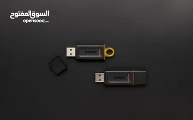  8 FLASH USB3.2 KINGSTON DATA TRAVELER 128GB فلاشة ميموري 128 جيجا  لتخزين معلوماتك بامان 