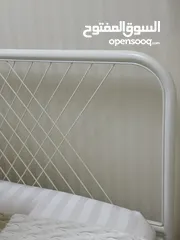  3 Bed & mattress, white, 180x200 cm