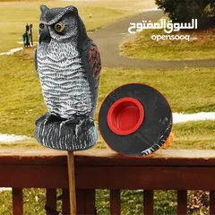  4 دمية البوم لإخافة وطرد الطيور