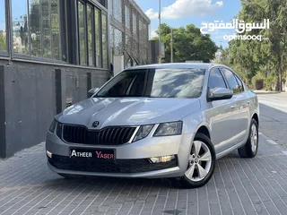  10 سكودا اوكتافيا 2020/19 بحالة الوكالة ولا غرام بوية