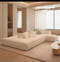  2 غرف معيشه تخوت مطابخ