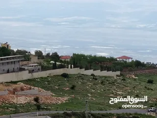  12 2300 م السلط المغاريب قطعة ملوكية تصلح ل فيلا او مزرعة اطلالة ع الغرب و جبال فلسطين