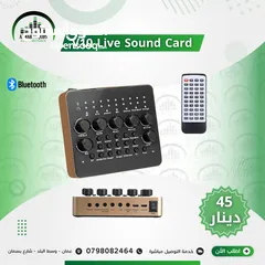  10 ميكرفونات التسجيل الاحترافي و كروت الصوت  للبث المباشر  للموبايل والكمبيوتر