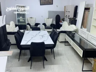  1 طقم طاولة سفرة +مزنون