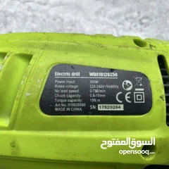 3 للبيع دريل كهربائي مَتين وكالة 350 واط  8 طَقات للبيع بسعر نهائي أداء عالي وسعر مميز