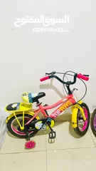  2 عدد 2 دراجة أطفال مناسبة لسن من 4- 8 سنوات