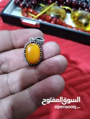  3 تعليقات فضه بحجر طبيعي