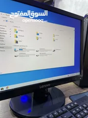  7 PC Core i7 RAM 16 مع شاشة كبيره  22 انش اصليه كامل مكمل