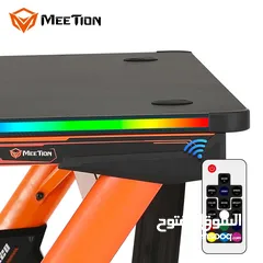  5 Meetion DSK20 RGB LED Gaming Desk طاولة العاب ميشن