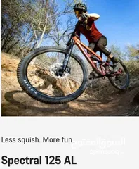  5 سيكل جبلي مع ملحقاته trail bike دراجة أصلية عملية مع اكسسوارات canyon mountain