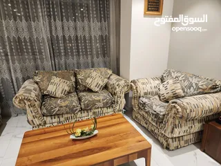  3 7 Seater specially made Sofa set made by Towel Mattress & Furniture Company Sharjah. Rarely used.